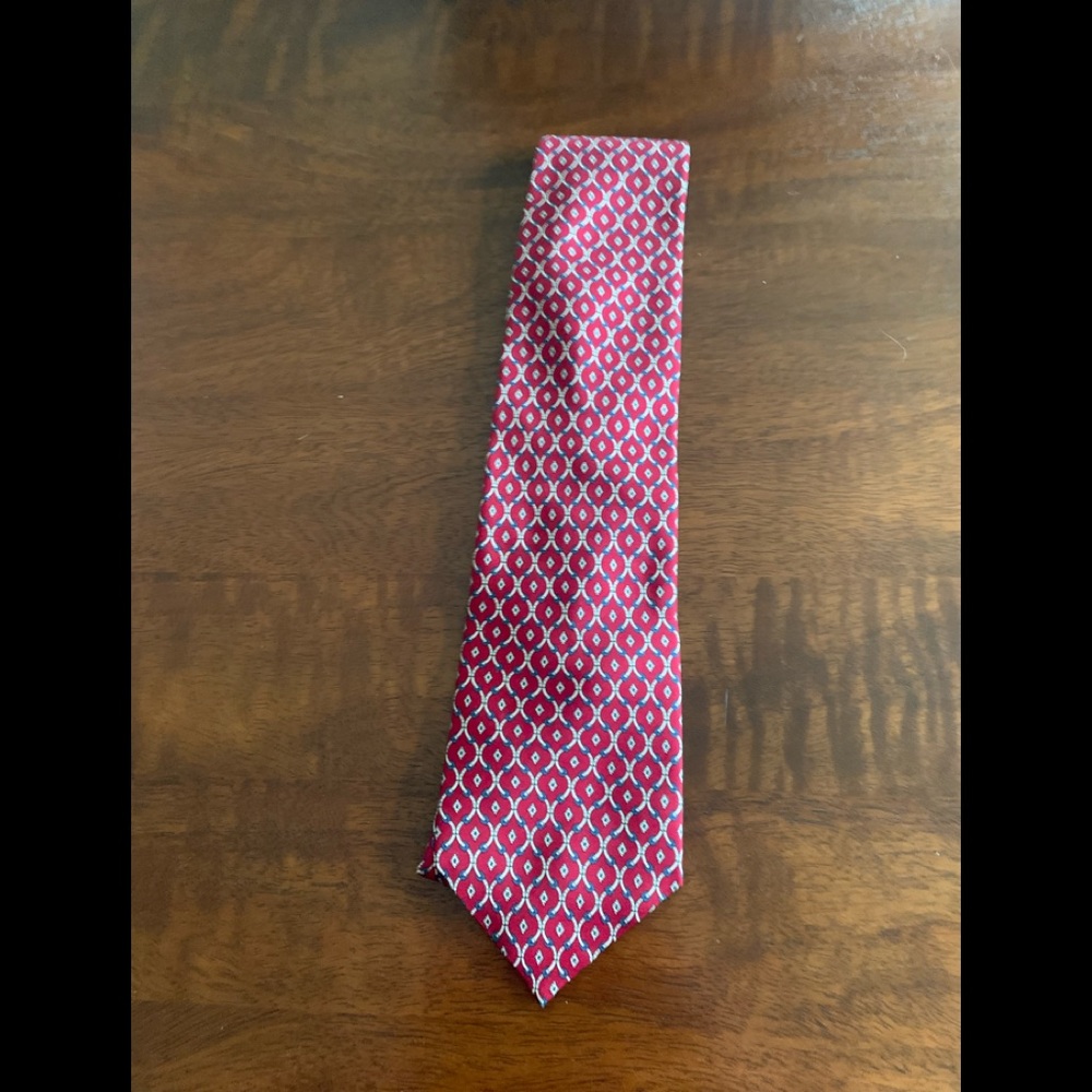Men’s vintage Claybrooke silk tie